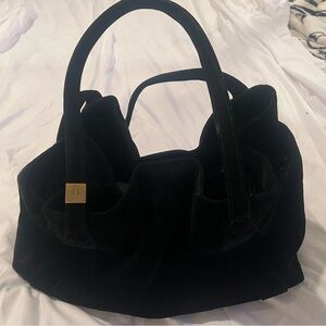 Black Velvet Designer Handbag